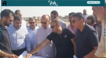 مسؤولو وزارة الإسكان يراقبون تقدم العمل بالإدارة العقارية في دمياط الجديدة